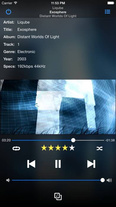 MonkeyMote Music Remote Скриншот приложения #3