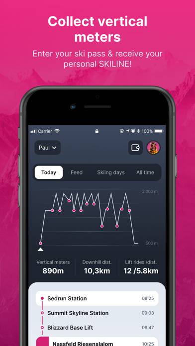Skiline App-Screenshot #2