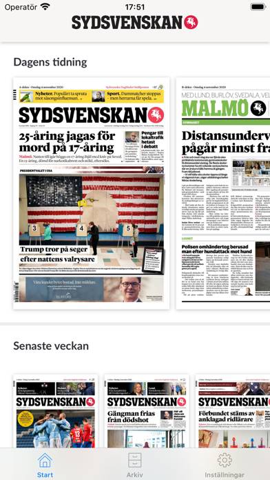 Sydsvenskan E-tidning App screenshot #1