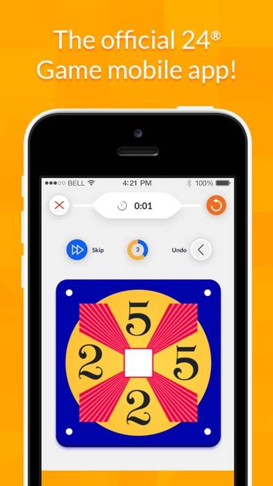 24 Game – Math Card Puzzle Uygulama ekran görüntüsü #1
