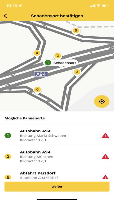 ADAC Pannenhilfe App-Screenshot #2