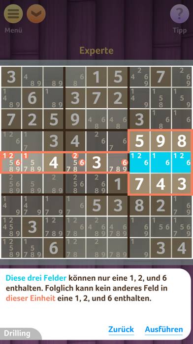 ⋆Sudoku plus capture d'écran du jeu