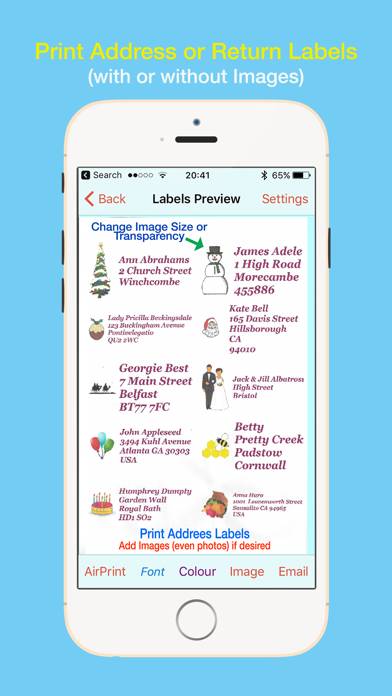 Address Labels & Envelopes Schermata dell'app #1