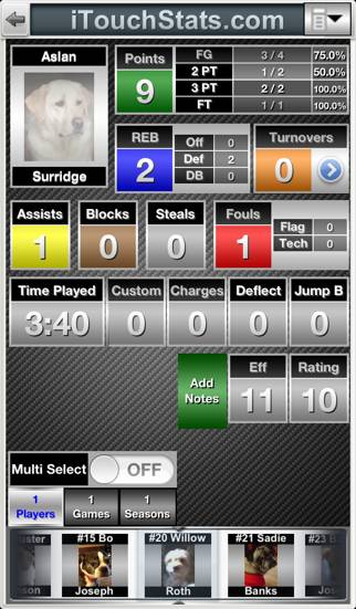 ITouchStats Basketball App screenshot #4
