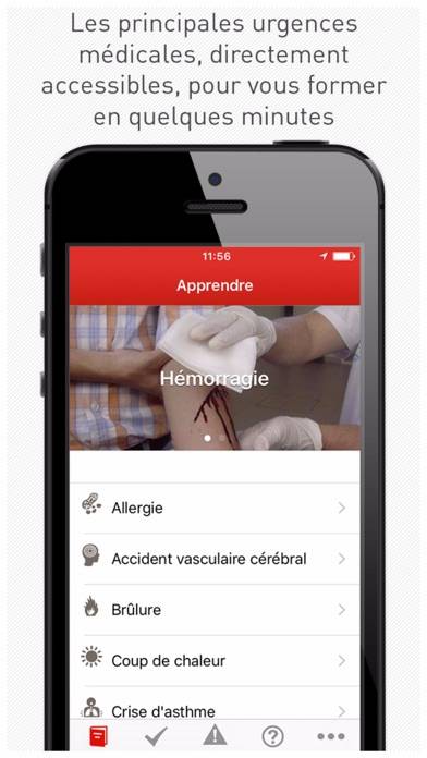 L'Appli qui Sauve: Croix Rouge Capture d'écran de l'application #1