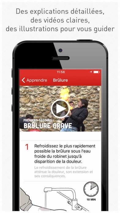 L'Appli qui Sauve: Croix Rouge Capture d'écran de l'application #2