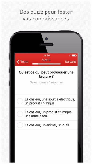 L'Appli qui Sauve: Croix Rouge Capture d'écran de l'application #4