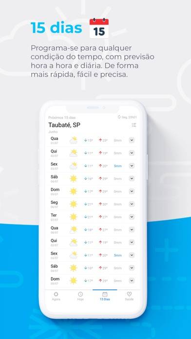 Climatempo Captura de pantalla de la aplicación #5