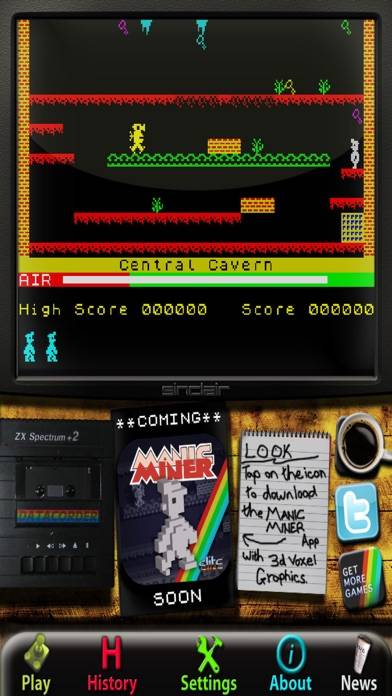 Manic Miner: ZX Spectrum HD Captura de pantalla de la aplicación #2