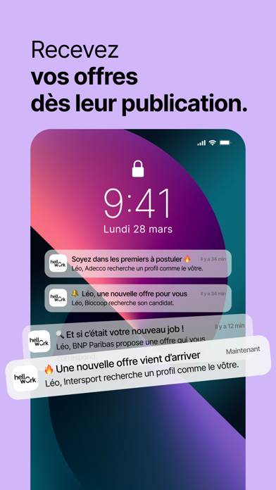 HelloWork : Recherche d'Emploi App screenshot #1