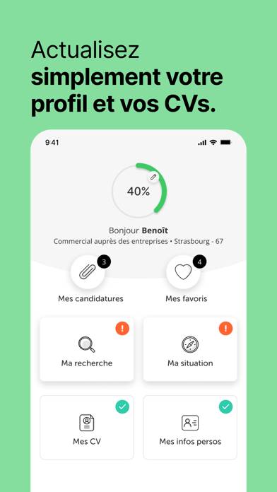 HelloWork : Recherche d'Emploi App screenshot #2