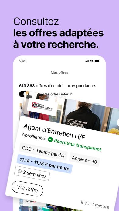 HelloWork : Recherche d'Emploi App screenshot #3