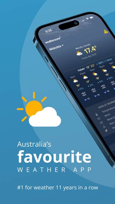 Weatherzone: Weather Forecasts App skärmdump #1