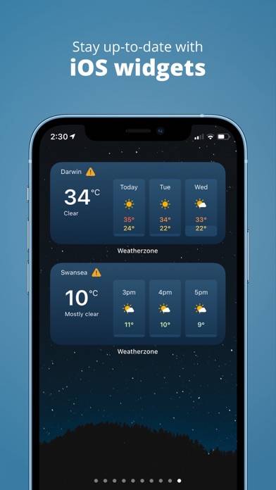 Weatherzone: Weather Forecasts App skärmdump #6