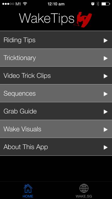 WakeTips Скриншот приложения #1