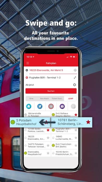 VBB Bus & Bahn: Route planner App screenshot #2