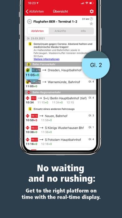 VBB Bus & Bahn: Route planner App-Screenshot #4