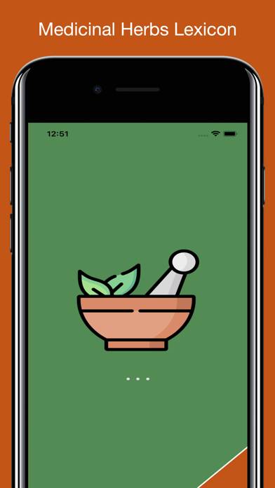 Medicinal Herbs Lexicon App screenshot #1
