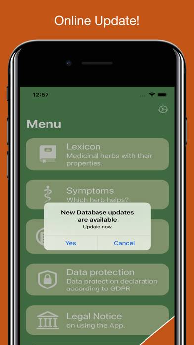 Medicinal Herbs Lexicon Schermata dell'app #2
