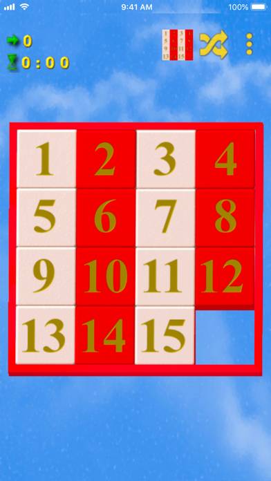 Fifteen puzzle! App screenshot #1