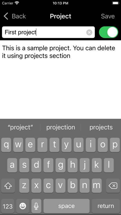 Task Tracker Utility Schermata dell'app