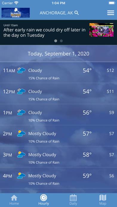 KTUU Channel 2 Weather App screenshot