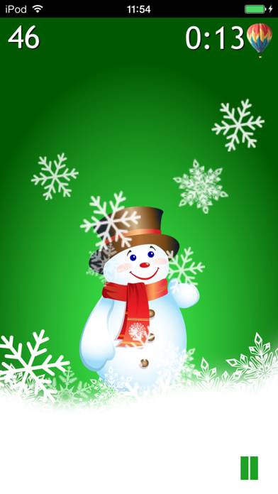 Winter pop – scoppia la neve schermata del gioco