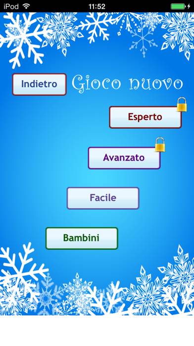 Winter pop – scoppia la neve schermata del gioco