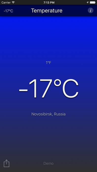 Temperature App App screenshot #3
