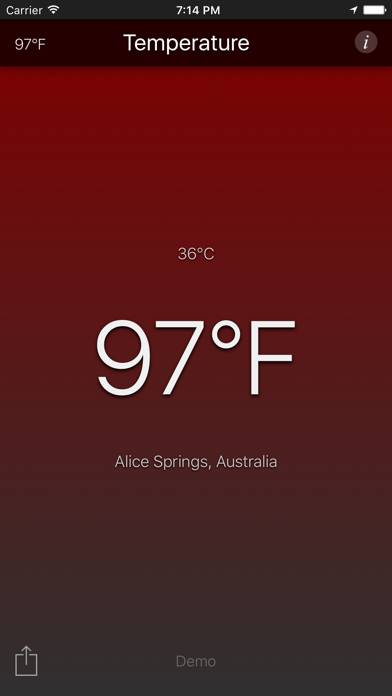 Temperature App Capture d'écran de l'application #4