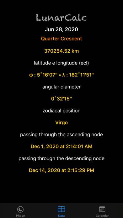 LunarCalc Capture d'écran de l'application #4