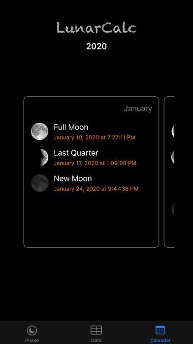 LunarCalc Capture d'écran de l'application #5