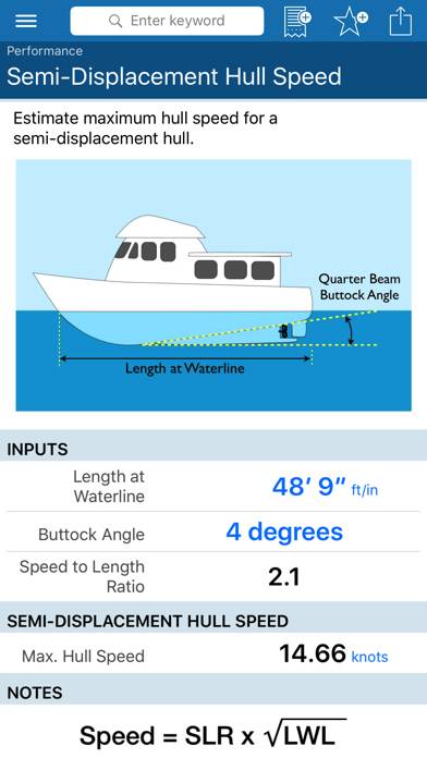 Boating Calcs immagine dello schermo