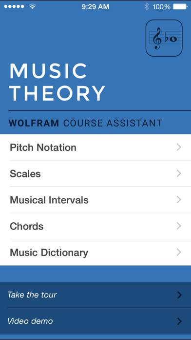 Wolfram Music Theory Course Assistant App screenshot #1
