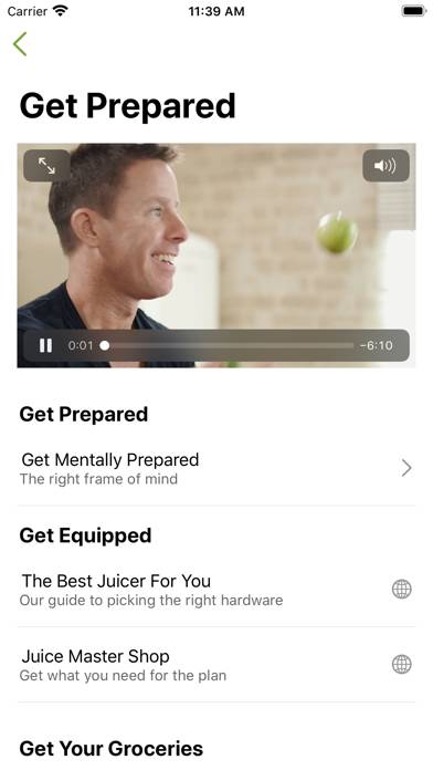 Jason Vale’s 7-Day Juice Diet Captura de pantalla de la aplicación #4