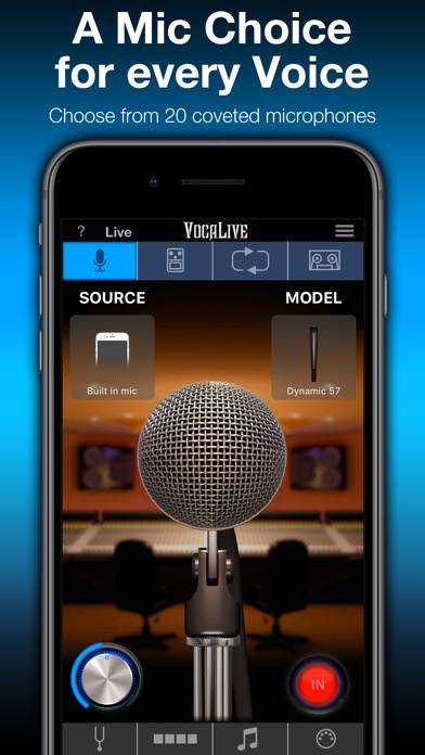 VocaLive App skärmdump #1