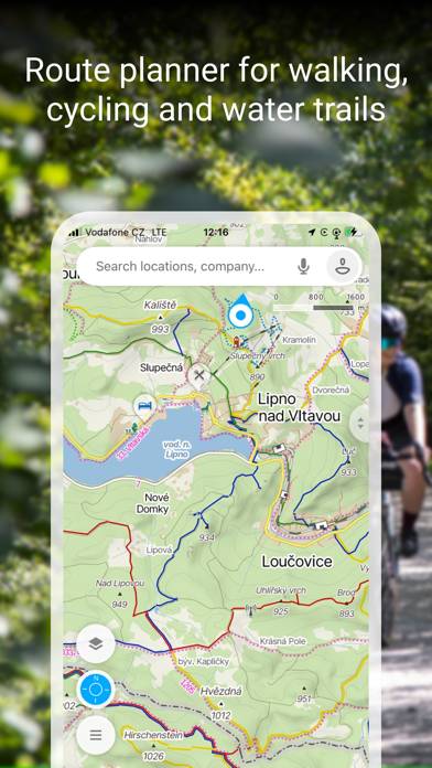 Mapy.cz: maps & navigation App skärmdump #3