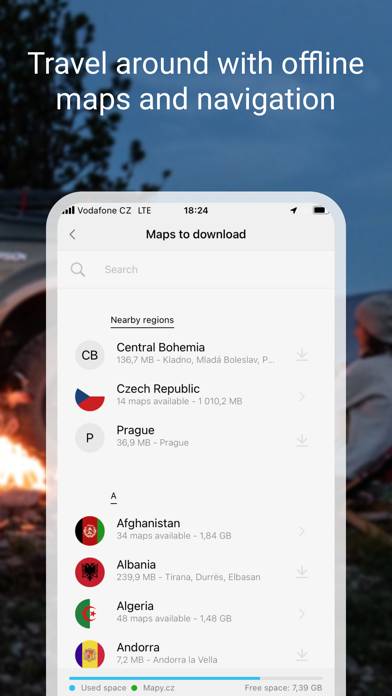 Mapy.cz navigation & maps Captura de pantalla de la aplicación #5