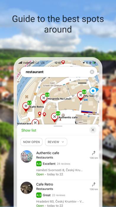 Mapy.cz navigation & maps Capture d'écran de l'application #6