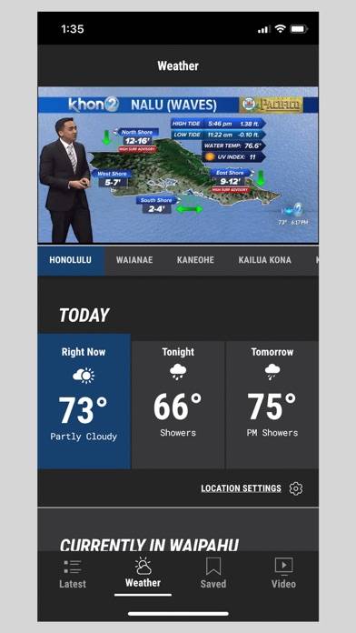 KHON2 News App screenshot