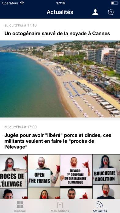 Nice-Matin Numérique App screenshot