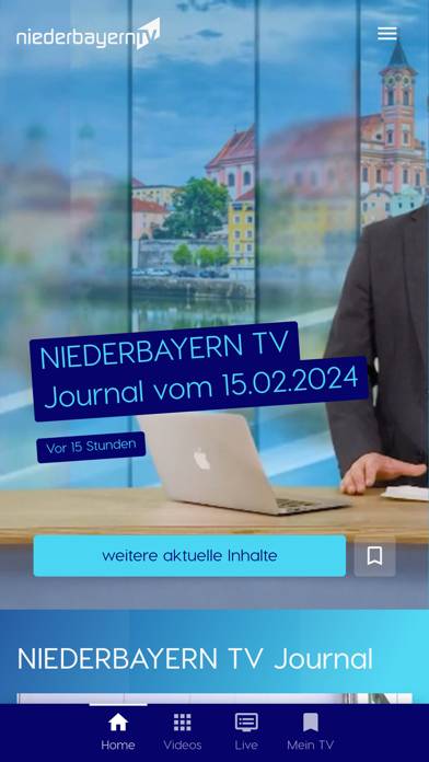 Niederbayern TV Deggendorf App-Screenshot