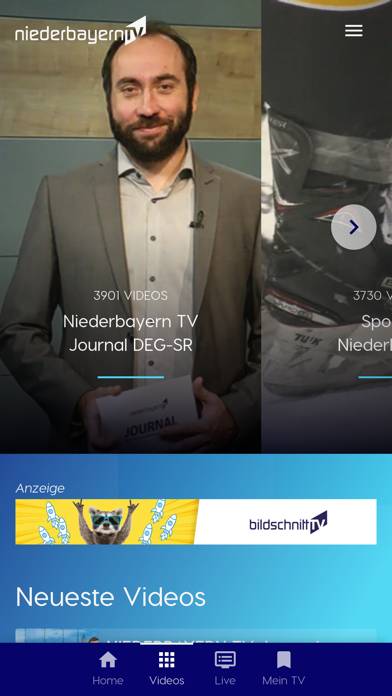 Niederbayern TV Deggendorf App-Screenshot