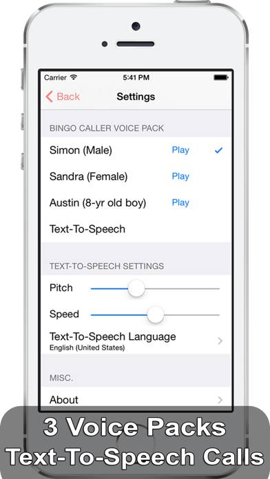 IBingo Caller App screenshot #3