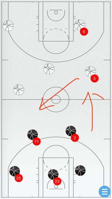 Basketball Tactic Board screenshot