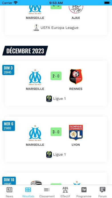 Foot Marseille Capture d'écran de l'application #3