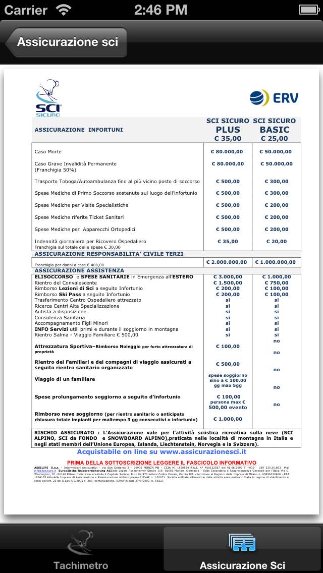 ISciSicuro Schermata dell'app