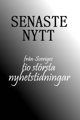 Senaste Nytt App skärmdump
