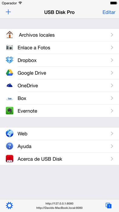 USB Disk Pro Captura de pantalla de la aplicación #1