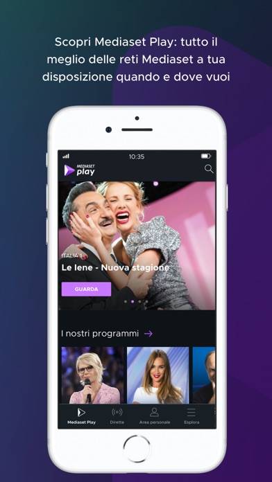 Mediaset Infinity App screenshot #1